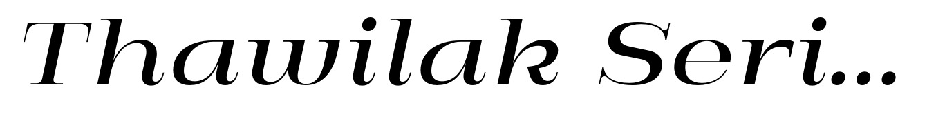 Thawilak Serif Italic